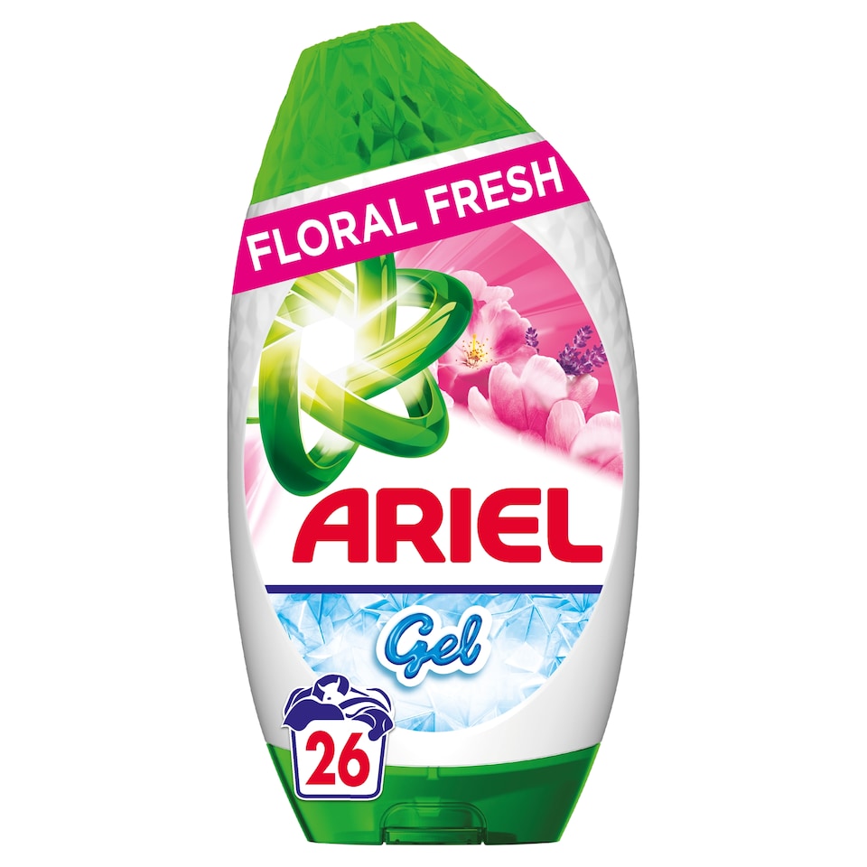 Ariel Floral Fresh Washing Gel 26 washes 858ml