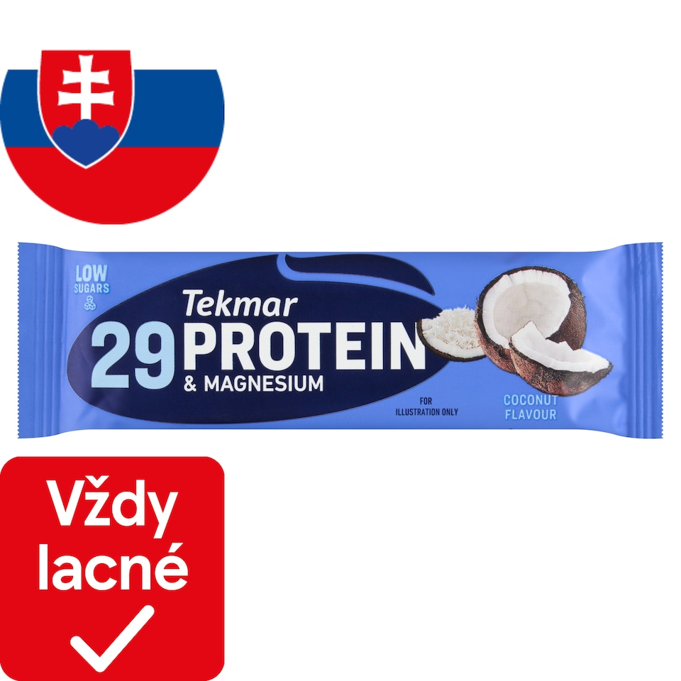 obrázok 1 z Tekmar 29 Protein& Magnesium proteínová tyčinka s kokosom v kakaovej poleve 40 g