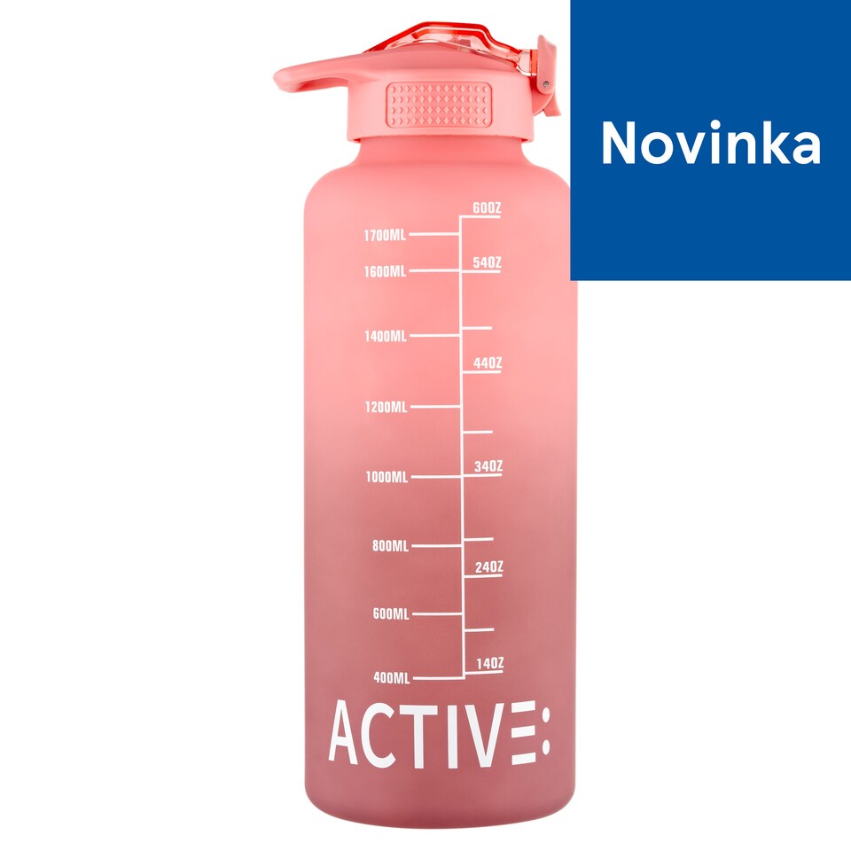 F&F Active Pink Ombre Bottle 1.8 L