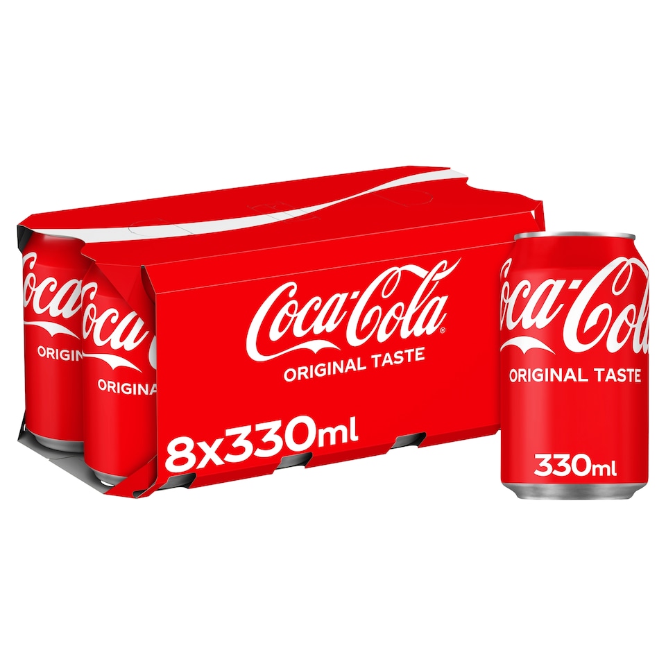image 1 of Coca-Cola Original Taste 8x330ml