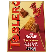 TOBLERONE Lotus Biscoff Dimond TRUFFLES 180G