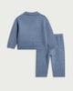 image 2 of F&F Baby 2-Piece Knitted LA Set in Blue