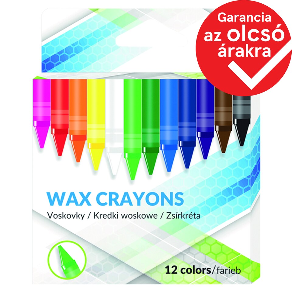Wax Crayons 12 Colors