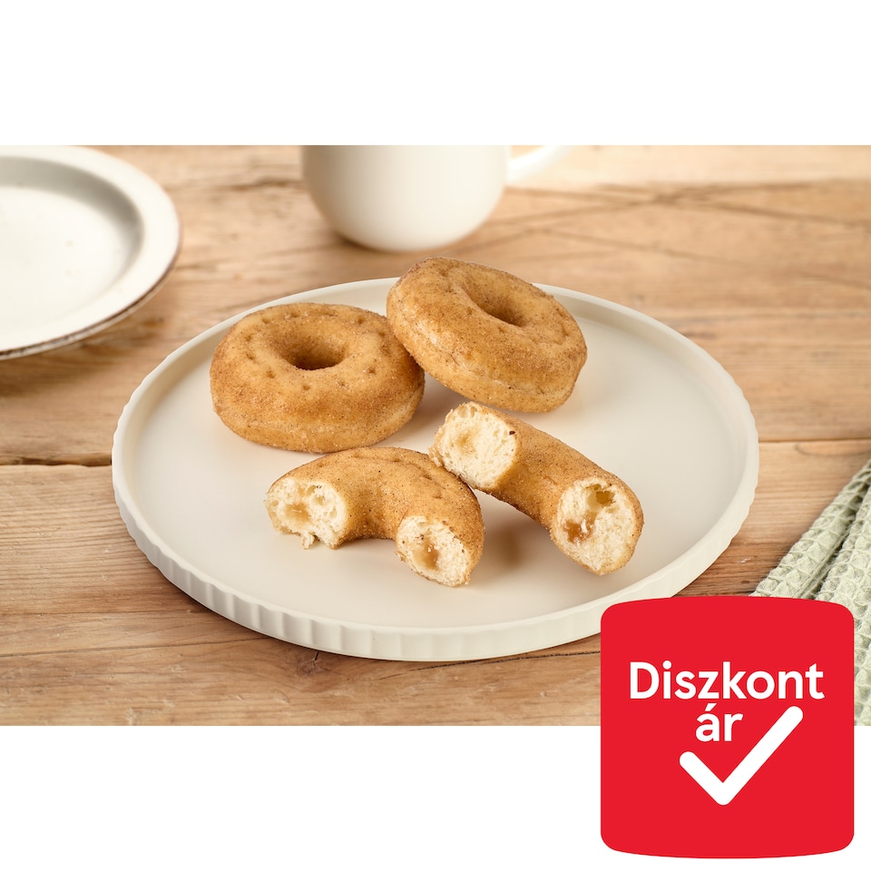 Fahéjas almatöltelékes fánk kiolvasztott 65 g  1. kép