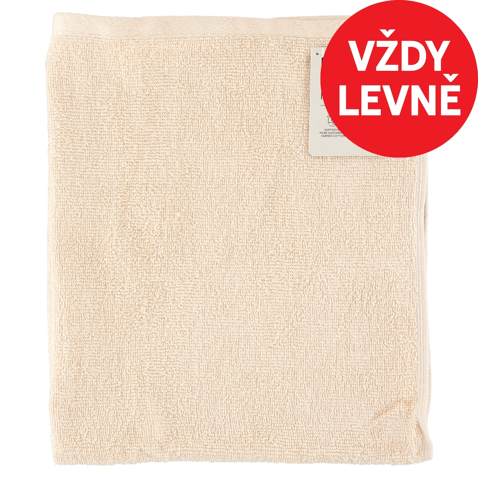 F&F Home Taupe Basic ručník 50 cm x 90 cm
