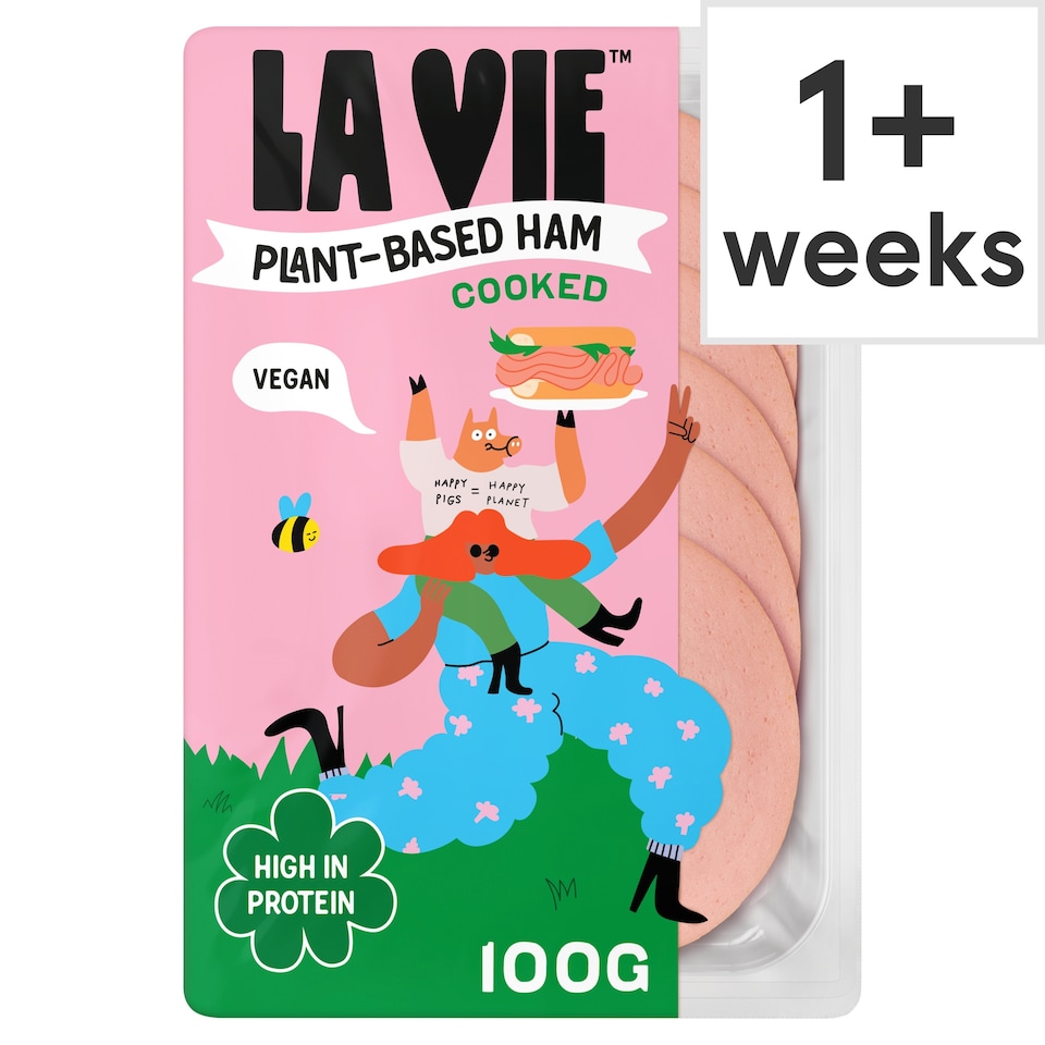 image 1 of La Vie Plant-based Plain Ham 100g