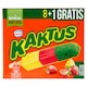 image 1 of Kaktus Lemon Flavored Water Ice Cream and Strawberry Sorbet with Green Coating 9 pcs 405 ml
