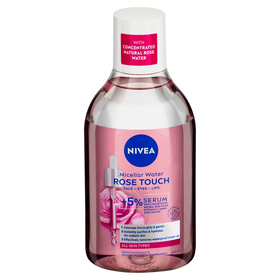 obrázok 1 z Nivea Rose Touch Dvojfázová čistiaca micelárna voda 400 ml