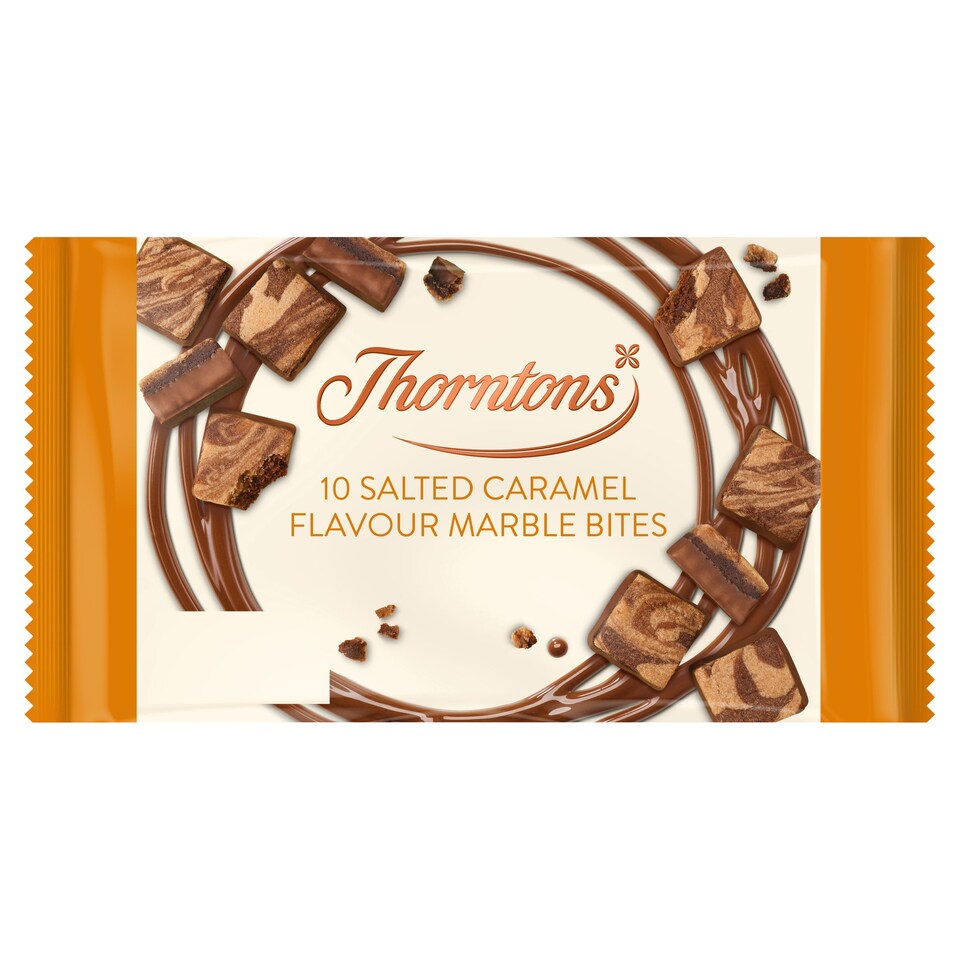 Thorntons 10 S/Cremel Flavour Marble Bites Tesco Groceries