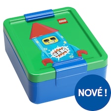 Lego Rocket Blue/Green krabička na oběd 170 x 135 x 69 mm