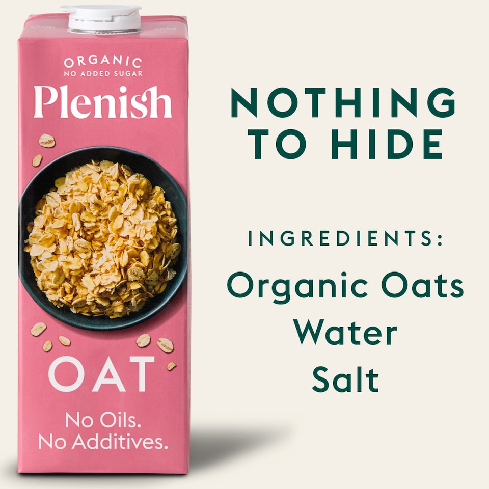 image 1 of Plenish Organic Gluten Free Longlife Oat Drink 1L 