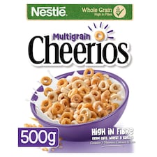 Nestlé Cheerios Multigrain Hoop Breakfast Cereal 500g