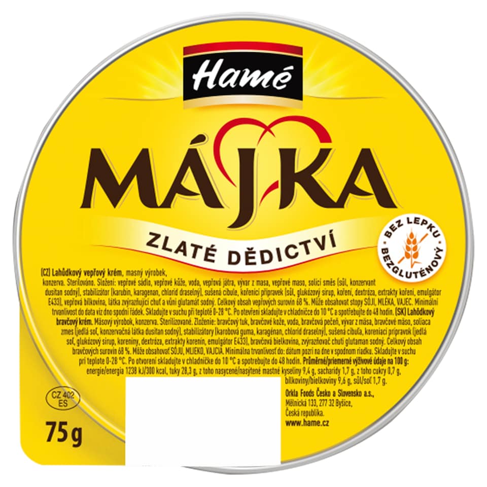 Hamé Májka Lahôdkový bravčový krém 75 g