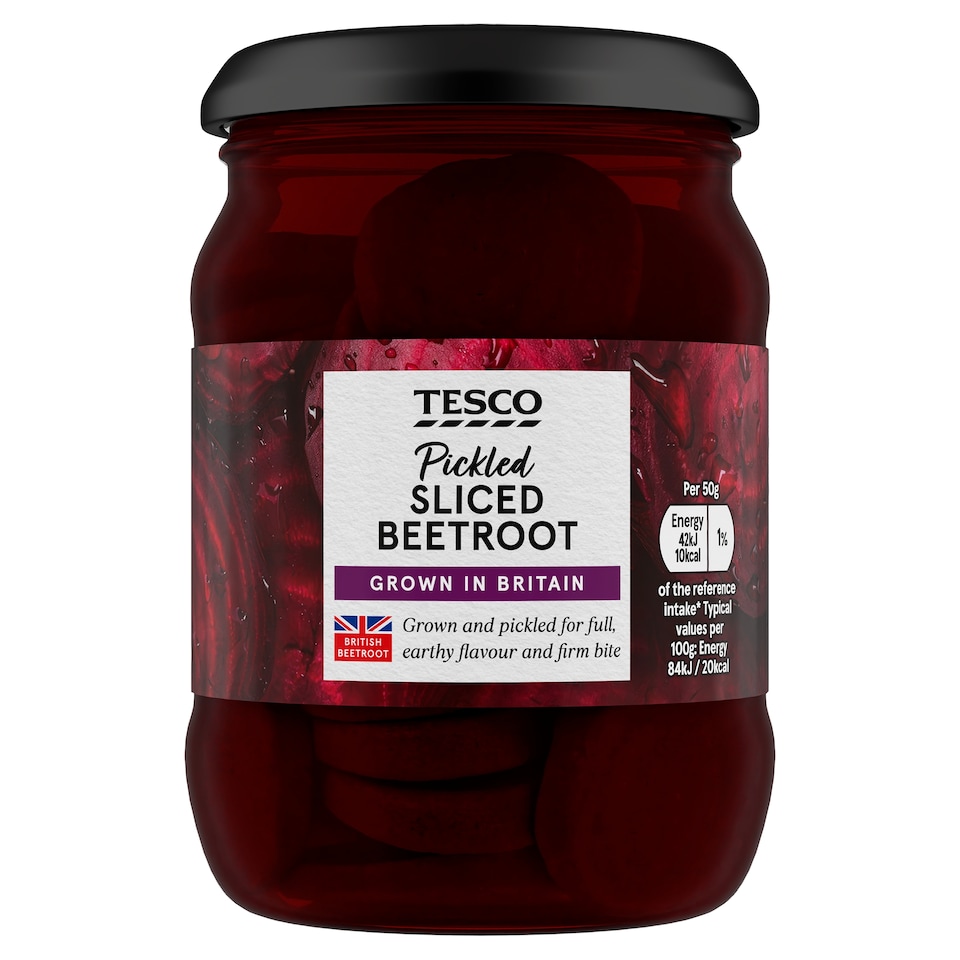 Tesco Pickled Sliced Beetroot 340G