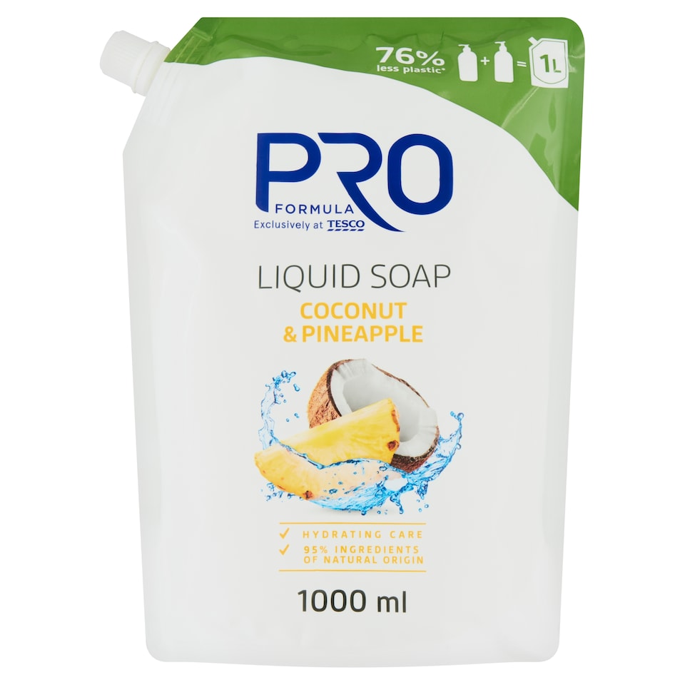 Pro Formula Liquid Soap with Coconut and Pineapple Scent 1000 ml