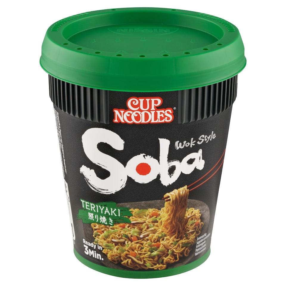 Obrázek 1 pro produkt Cup Noodles Instantní pšeničné nudle s ochucující omáčkou teriyaki 90g
