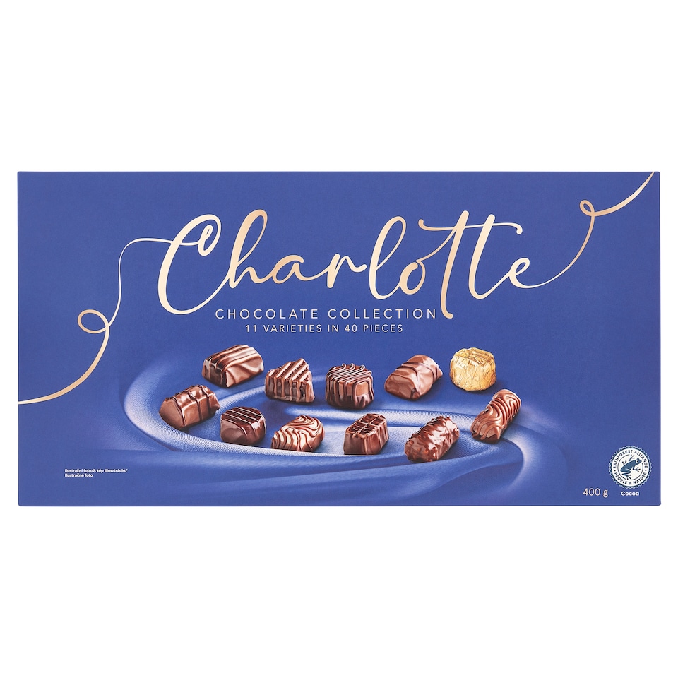 Charlotte Mixture of Mlik, Dark and White Chocolate Candies 400g