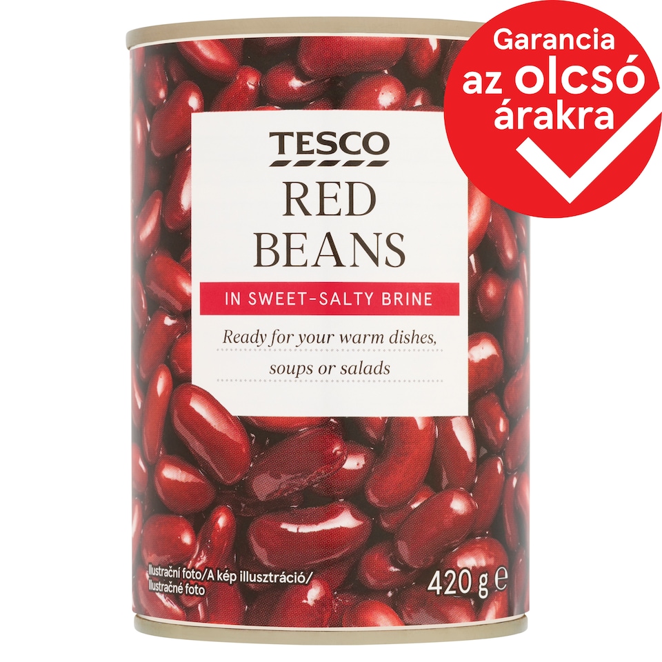 Tesco Red Beans in Sweet-Salty Brine 420 g