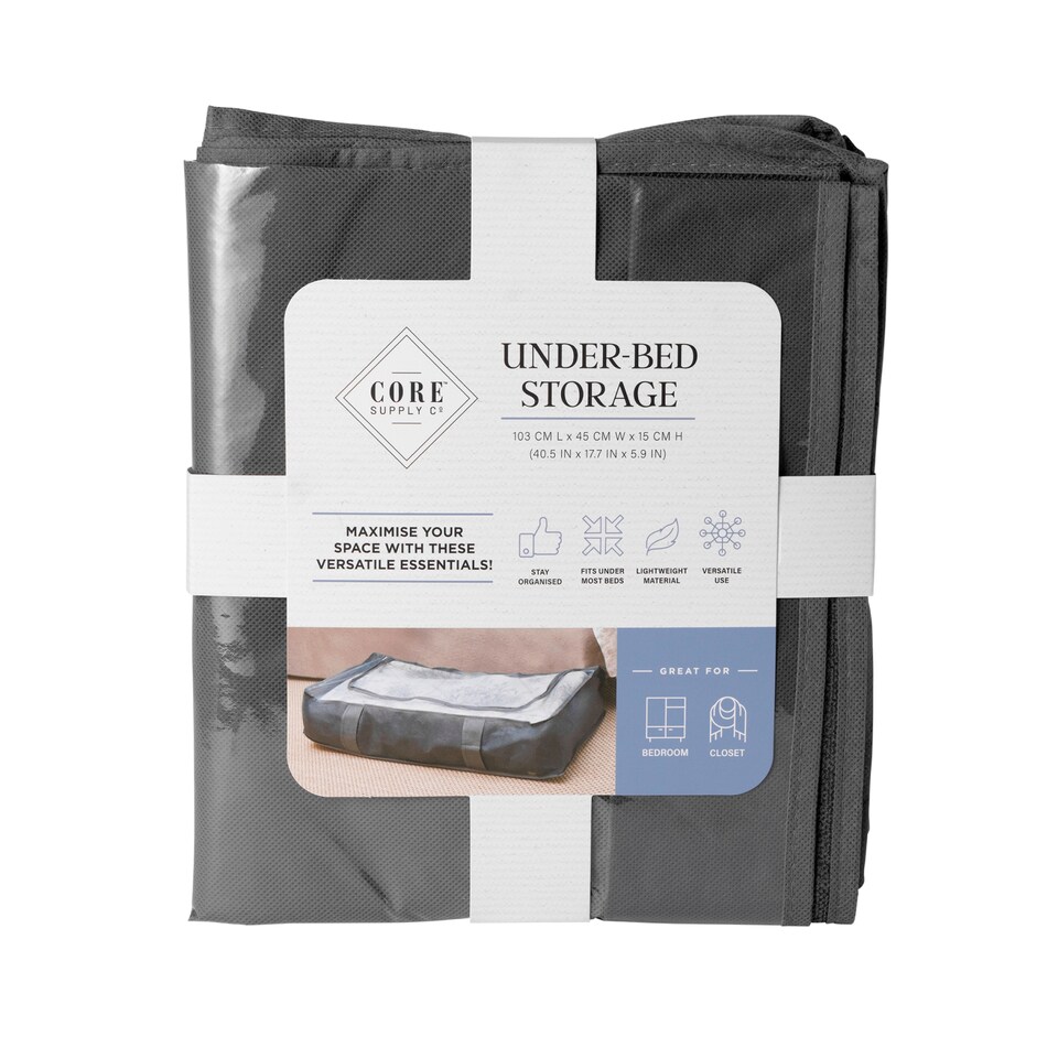 image 1 of Core Supply Under Bed Storage 103 x45 x15cm