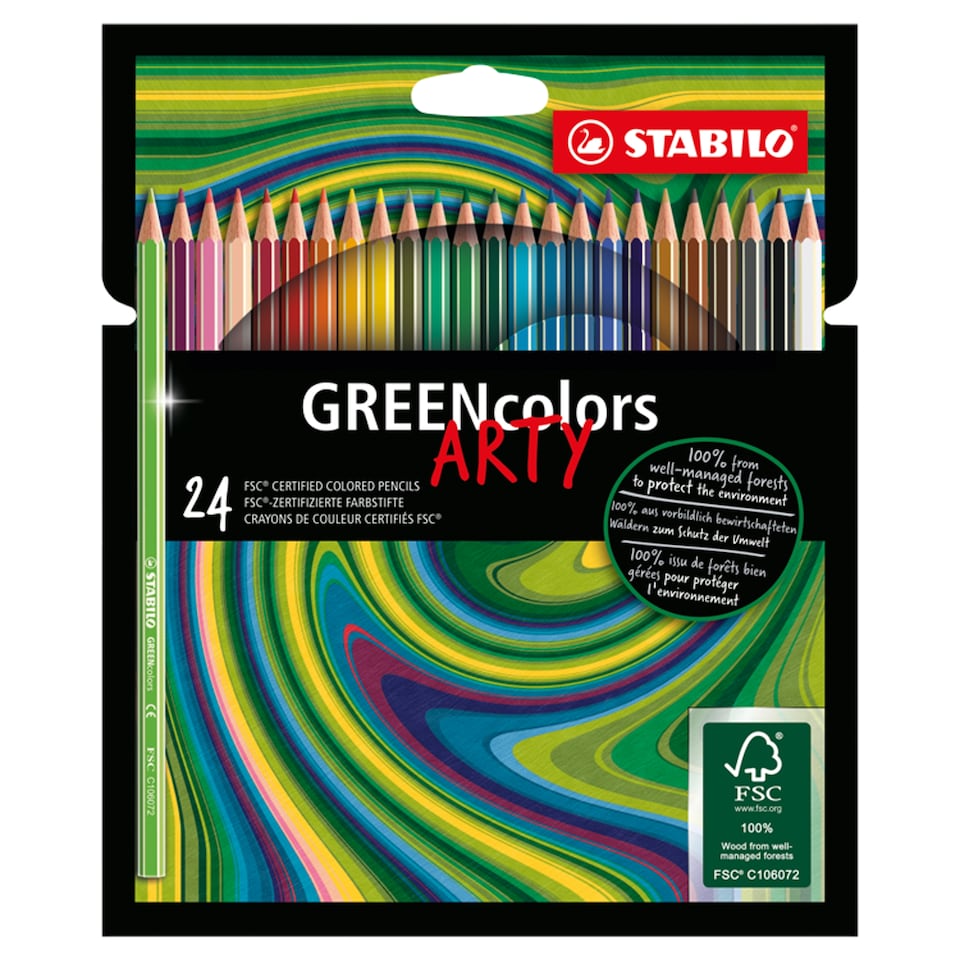 Stabilo Greencolors farbičky 24 ks