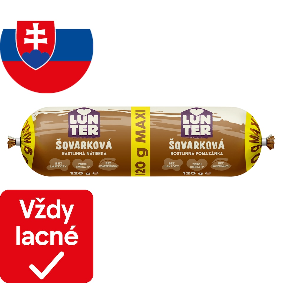 LUNTER Šqvarková nátierka MAXI 120 g