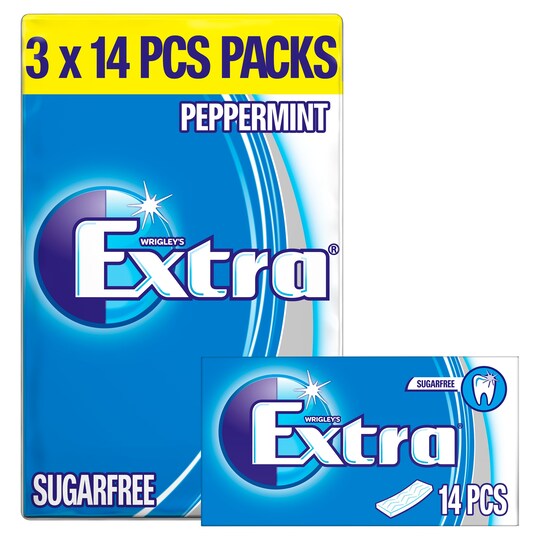 extra soft peppermint 3pk 74.6g Tesco Groceries