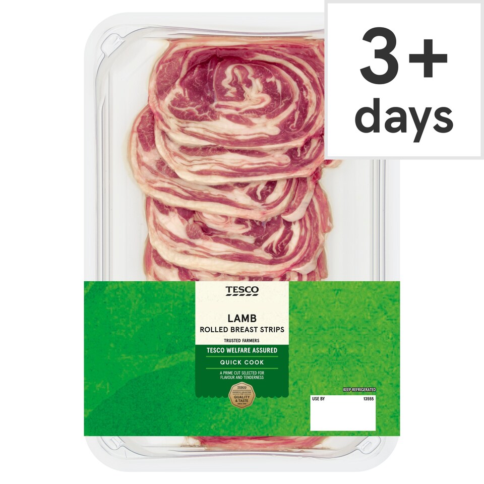 Tesco British Lamb Thin cut Steaks 240g