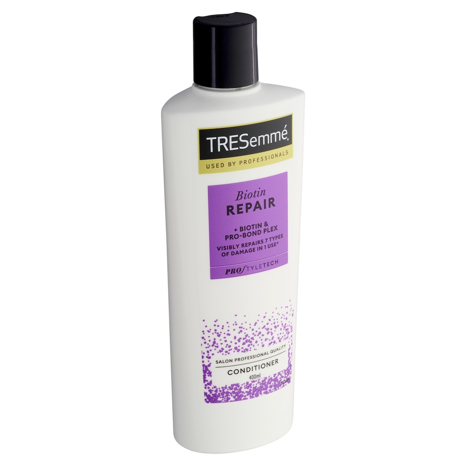 Obrázek 1 pro produkt TRESemmé Biotin Repair kondicionér na poškozené vlasy s Pro-Bond Komplexem 400ml
