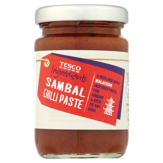 Tesco Ingredients Sambal Paste 95G Tesco Groceries