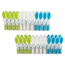 Tesco Soft Grip Pegs 24 Pack
