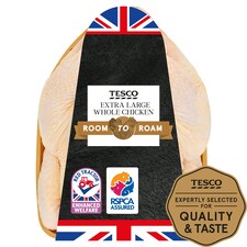 Tesco Room To Roam British Whole Chicken 1.8Kg-2.2Kg