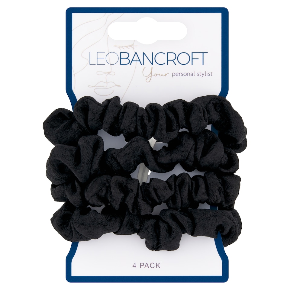 Leo Bancroft Mini Scrunchies 4 Pack