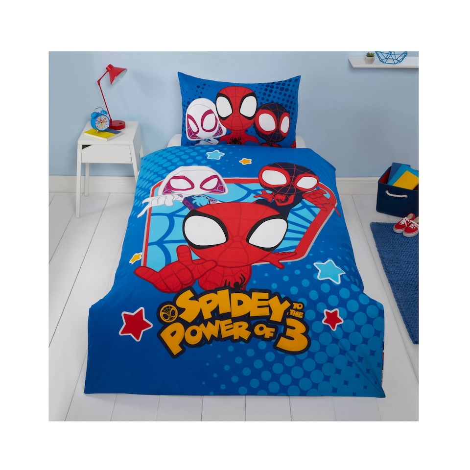 image 1 of SPIDEY & FRIENDS BED SET SINGLE