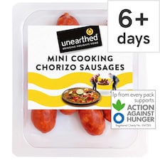 Unearthed Mini Cooking Chorizo Sausages 190g 