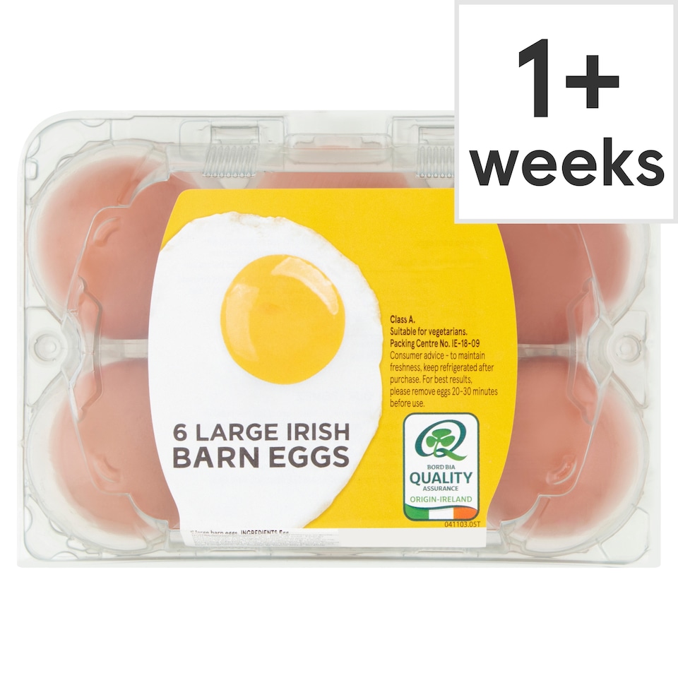 Tesco 6 Large Irish Barn Eggs