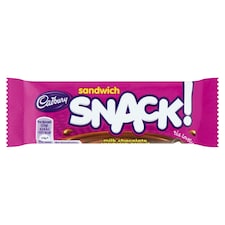 Cadbury Snack Sandwich Chocolate Biscuit 22G
