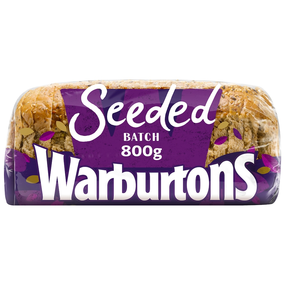 image 1 of Warburtons Thick Sliced Seeded Batch Bread 800g
