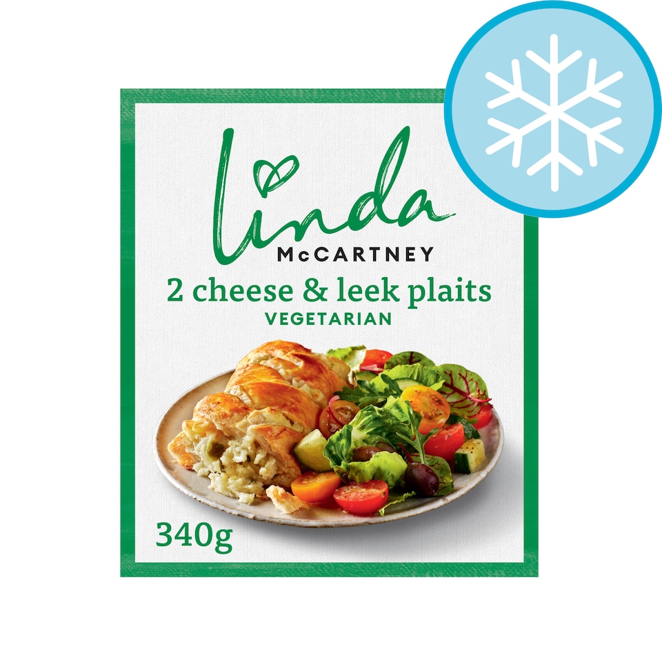 Linda Mccartney 2 Cheese Leek And Red Onionplaits 340G