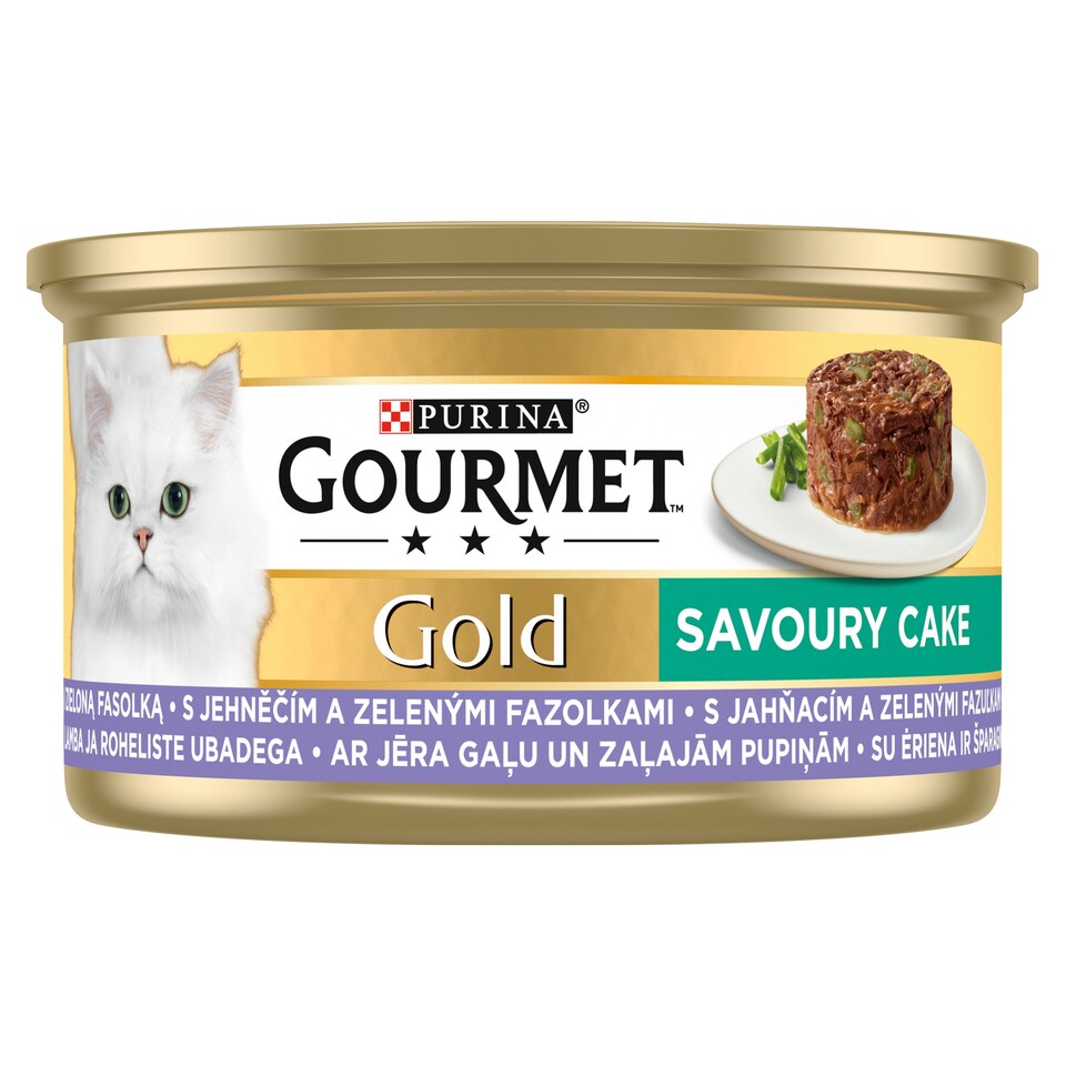 GOURMET Gold Savory Cake with Lamb and Green Beans 85g