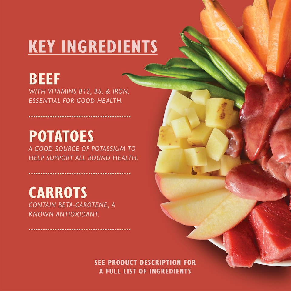image 1 of Lily's Kitchen Beef, Potato Vegetable Dog Food 400G