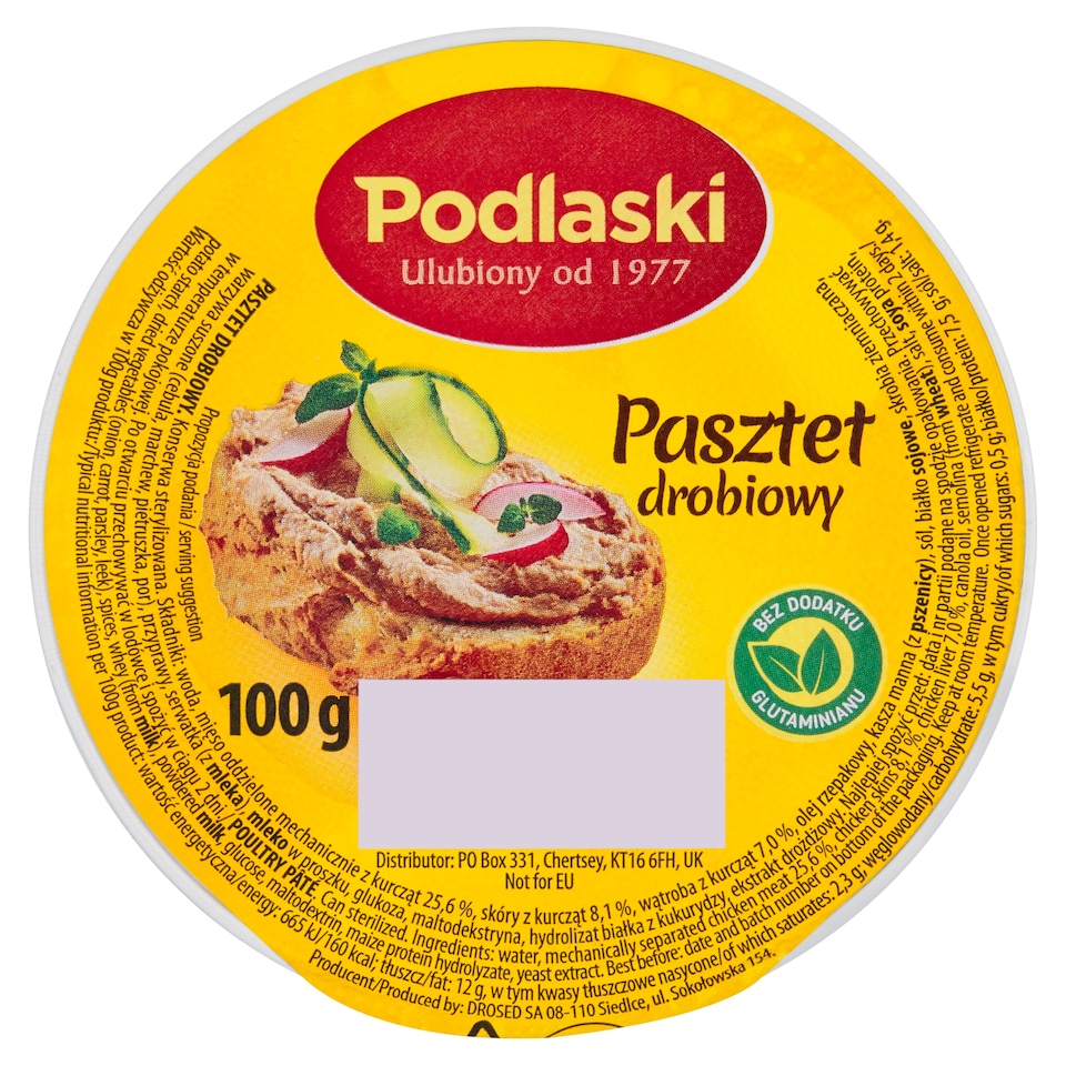 Podlaski Chicken Pate 100g