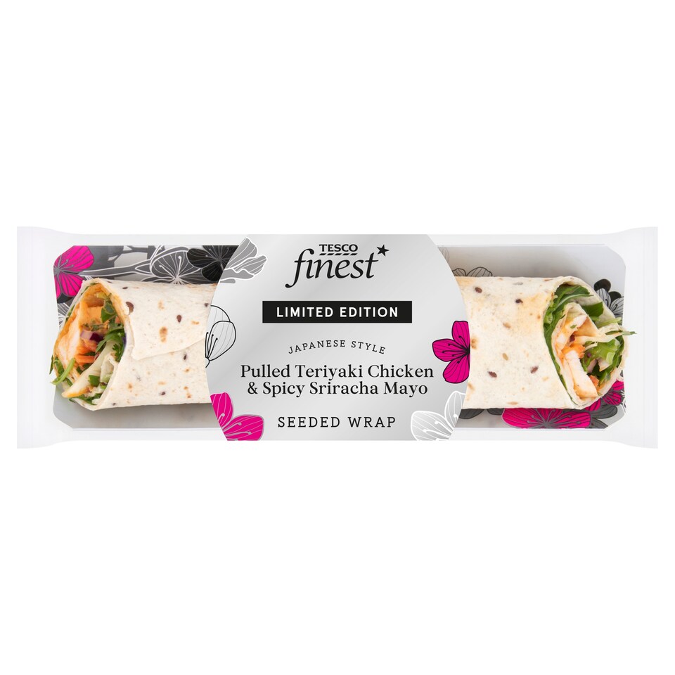 Tesco Finest Teriyaki Chicken & Spicy Sriracha Wrap