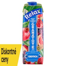 Relax Exotica Fruit Drink Grapefruit Apple Red Grape Pomegranate Flavour 1 L