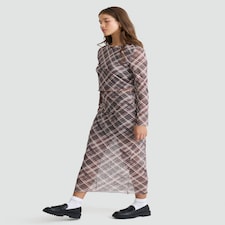 OH ME OH MY Plaid Print Co-ord Skirt in Grey