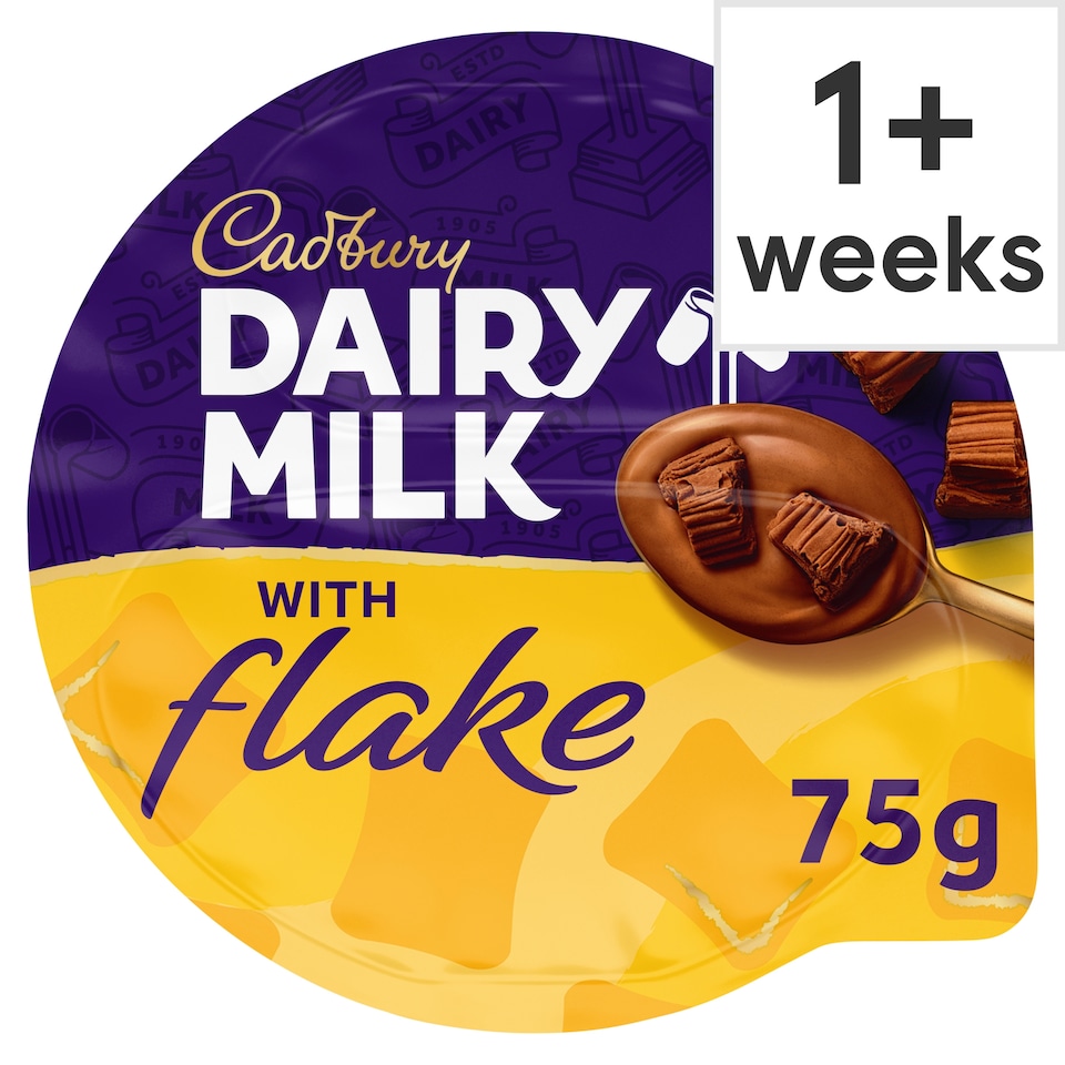 image 1 of Cadbury Flake Milk Chocolate Dessert 75G