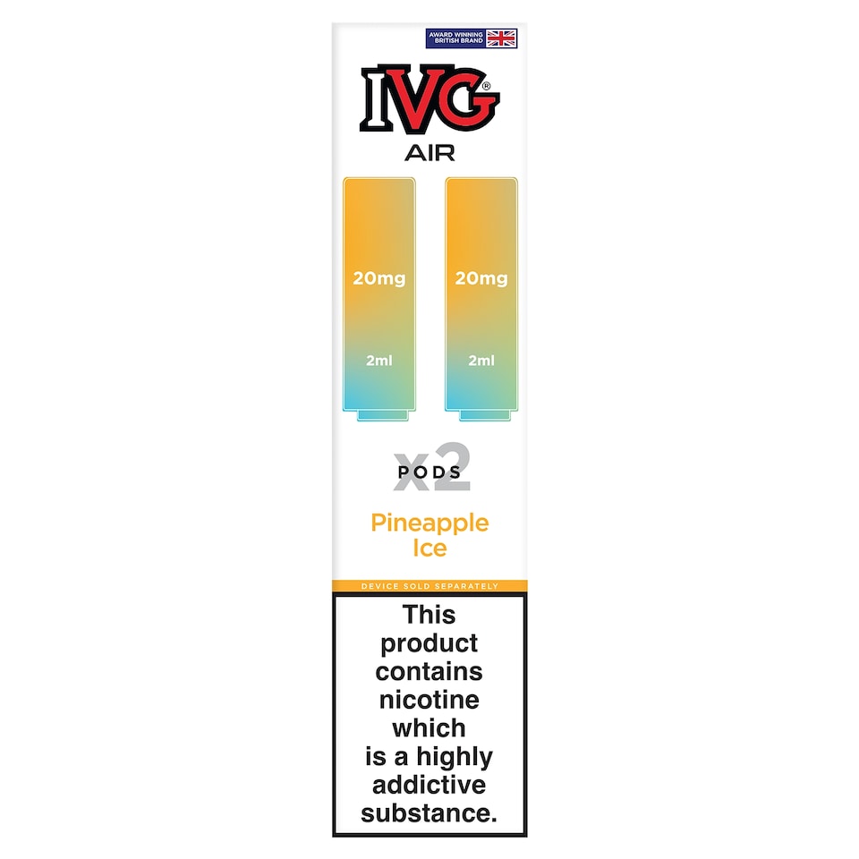 IVG Air Pods - Pineapple Ice 2x2ml 20mg