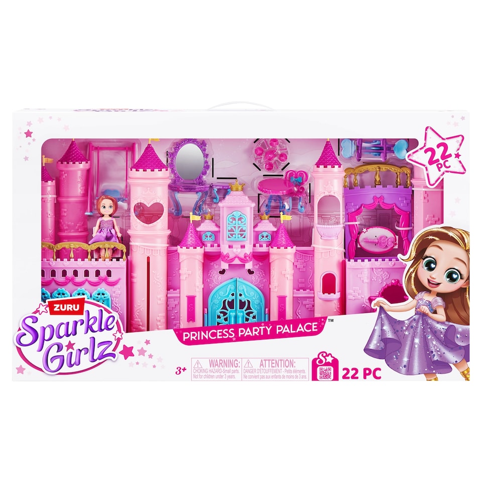 obrázok 1 z Zuru Sparkle Girlz Dolls Playset-Dolls & Castle-4.7" Cupcake Little World - kráľovský hrad
