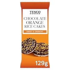 Tesco Chocolate Orange Rice Cakes 129G