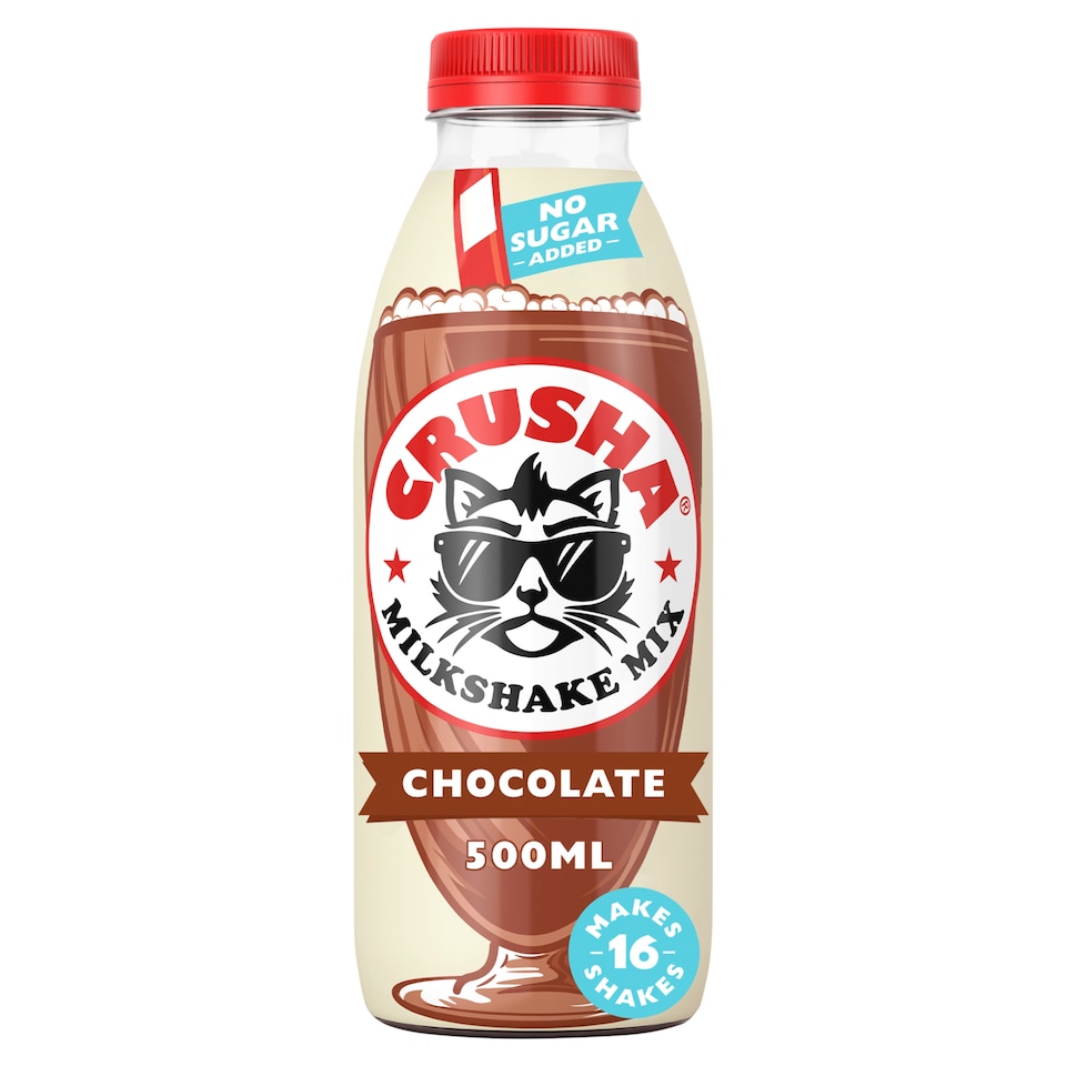 Crusha Chocolate No Added Sugar 500Ml