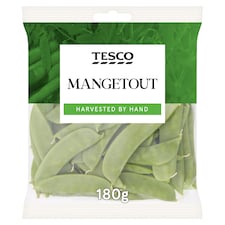 Tesco Mangetout 180g